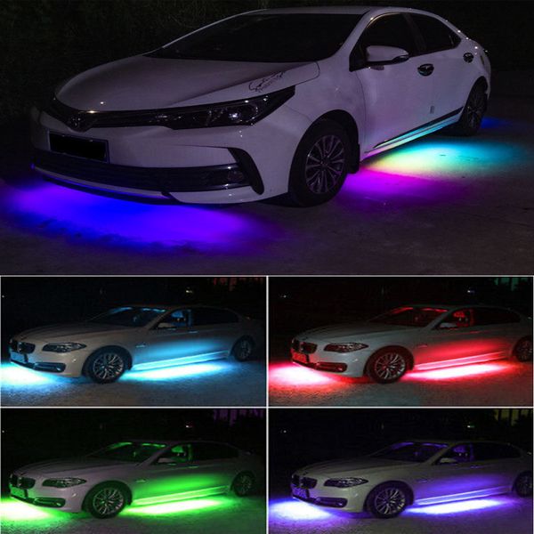 4x car rgb led light underglow underbody waterproof chassis flexible strip multicolor decorative atmosphere exterior lamp
4x car rgb led light underglow underbody waterproof chassis flexible strip multicolor decorative atmosphere exterior lamp