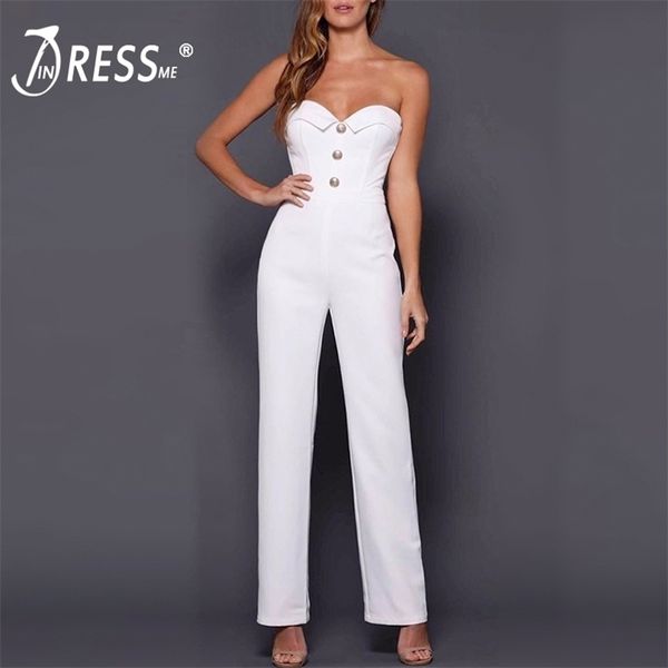 indressme new women jumpsuit strapless button v neck jumpsuit sleeveless romper elegant lady party club long pants t200509, Black;white
indressme new women jumpsuit strapless button v neck jumpsuit sleeveless romper elegant lady party club long pants t200509, Black;white