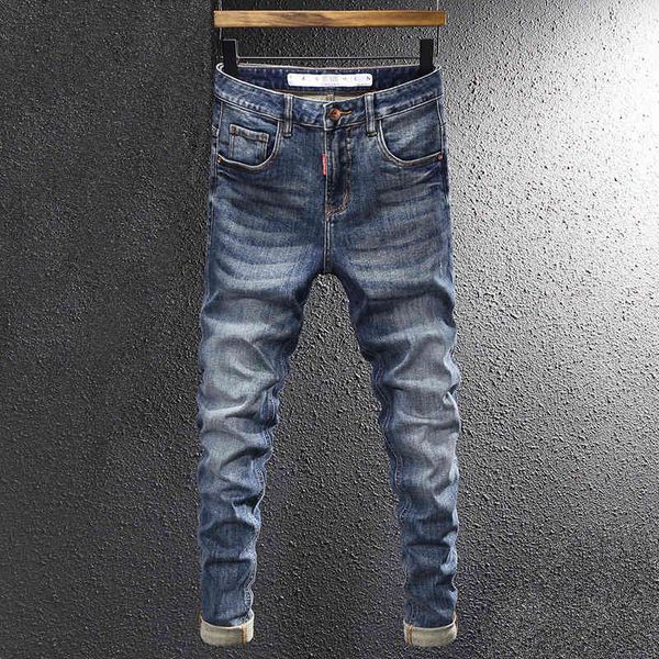 men's jeans nostalgic fashion men's jeans vintage dark blue street slim fit pants ua5i
men's jeans nostalgic fashion men's jeans vintage dark blue street slim fit pants ua5i