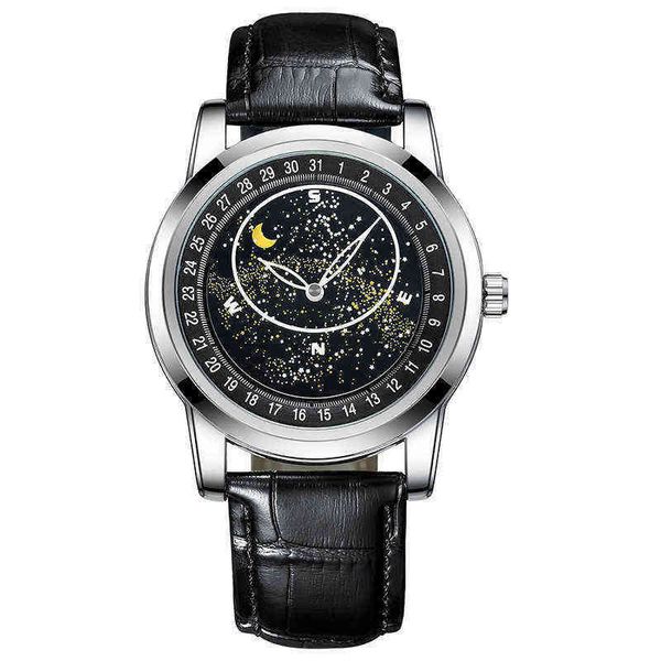 wristwatches men automatic mechanical watch gypsophila dial es corium strap starry sky series business for wristwatch fashion 220418, Slivery;brown
wristwatches men automatic mechanical watch gypsophila dial es corium strap starry sky series business for wristwatch fashion 220418, Slivery;brown