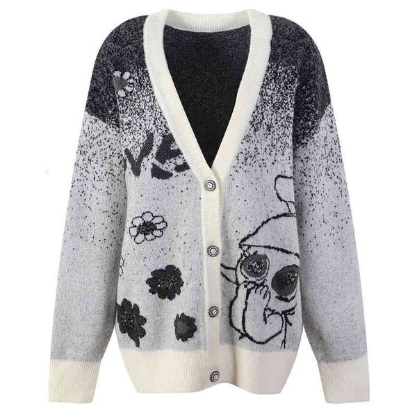 women's knits tees temperament french loose flower letter v-neck fashion thin sweater long sleeve cardigan jacket 0yhv, White
women's knits tees temperament french loose flower letter v-neck fashion thin sweater long sleeve cardigan jacket 0yhv, White