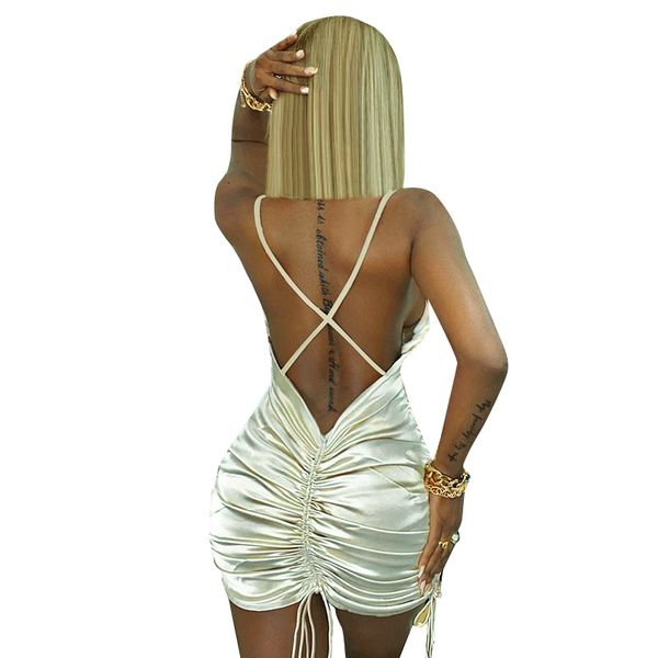 casual dresses neckline sling shirring halter mini dress backless party satin ladies summer women style nightclub, Black;gray
casual dresses neckline sling shirring halter mini dress backless party satin ladies summer women style nightclub, Black;gray