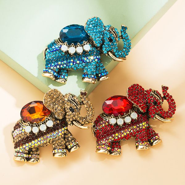 s2891 fashion jewelry elephant brooches for women girl colorful crystal rhinestone inlaid cute brooch pin, Gray
s2891 fashion jewelry elephant brooches for women girl colorful crystal rhinestone inlaid cute brooch pin, Gray