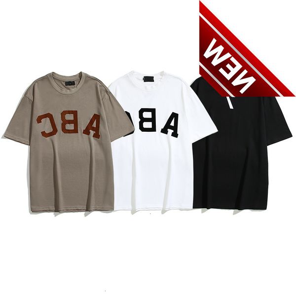 fog essentials multi thread abc flocking letter print short sleeve beach loose t-shirt tide, White;black
fog essentials multi thread abc flocking letter print short sleeve beach loose t-shirt tide, White;black
