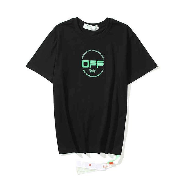 new fashion trend brand short sleeve wholesale off spring summer print personalized round neck t-shirt men women loose bottomed top, White;black
new fashion trend brand short sleeve wholesale off spring summer print personalized round neck t-shirt men women loose bottomed top, White;black