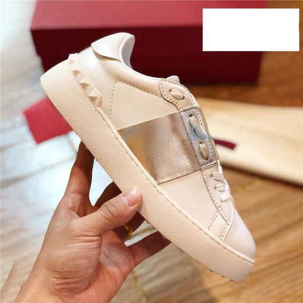 sneaker mens casual shoes boots op05 be my red studs black heel silver white pink band ruthenium metallic leather luxury men women sneakers
sneaker mens casual shoes boots op05 be my red studs black heel silver white pink band ruthenium metallic leather luxury men women sneakers