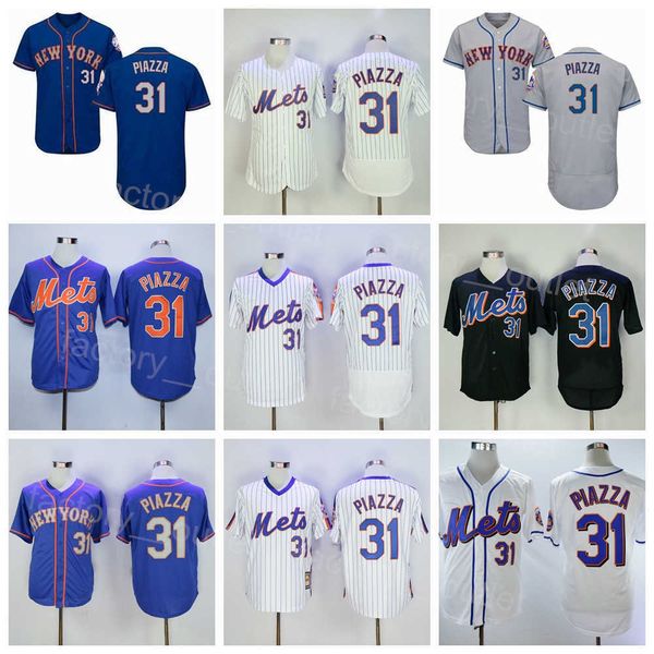 men retro 2000 throwback baseball 31 mike piazza vintage jersey team color black blue white grey all stitched pullover pinstripe flexbase co, Blue;black
men retro 2000 throwback baseball 31 mike piazza vintage jersey team color black blue white grey all stitched pullover pinstripe flexbase co, Blue;black