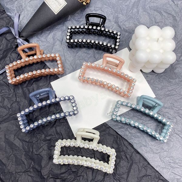 square large diamond-encrusted hair catch claws fashion hair accessories women cream trend back head hairpin clip headwear girl, Slivery;white
square large diamond-encrusted hair catch claws fashion hair accessories women cream trend back head hairpin clip headwear girl, Slivery;white
