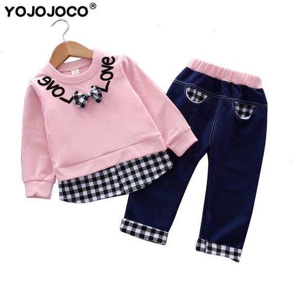 baby girl clothes spring set and autumn cotton suit 0-4 years old plaid letter printed sweater two-piece, White
baby girl clothes spring set and autumn cotton suit 0-4 years old plaid letter printed sweater two-piece, White