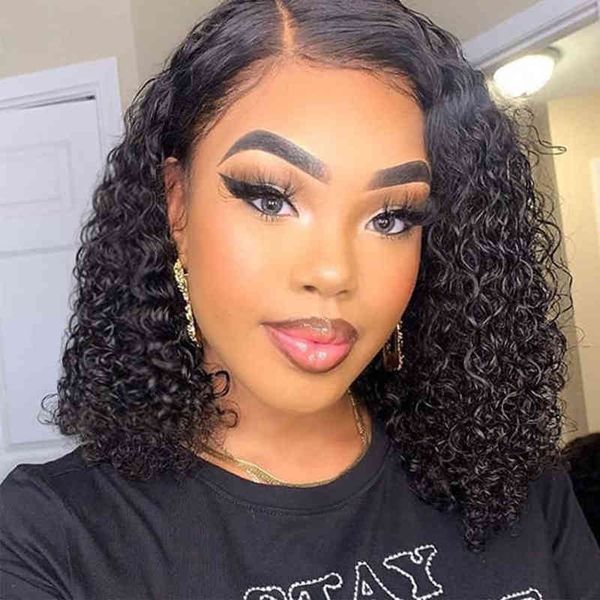 nxy wigs short bob 4x4 lace cloure water wave brazilian remy human hair for women natural color deep 220528, Black
nxy wigs short bob 4x4 lace cloure water wave brazilian remy human hair for women natural color deep 220528, Black