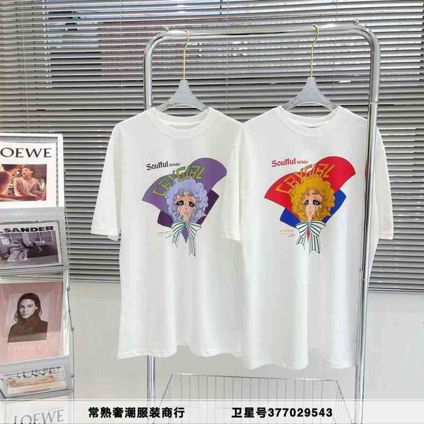 women's t-shirt 2022 pushbutt * spring / summer niche designer beautiful girl crying print short sleeve t-shirt kfms, White
women's t-shirt 2022 pushbutt * spring / summer niche designer beautiful girl crying print short sleeve t-shirt kfms, White