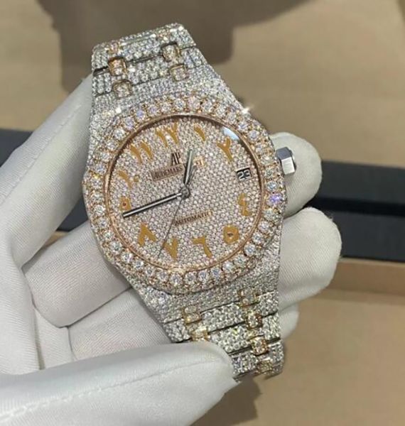 cashjin icedout watch men luxury wrist watch bling iced out vvs diamond watch 5ws0, Slivery;brown
cashjin icedout watch men luxury wrist watch bling iced out vvs diamond watch 5ws0, Slivery;brown