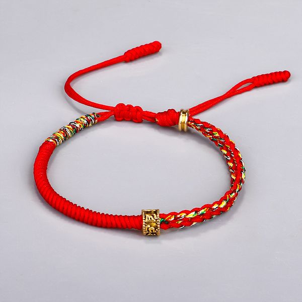 tibetan buddhist bracelets handmade knot rope six-character mantra braided bracelet for women party jewelry, Golden;silver
tibetan buddhist bracelets handmade knot rope six-character mantra braided bracelet for women party jewelry, Golden;silver