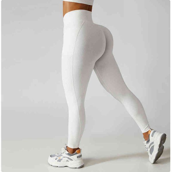 women sports pants cross waist yoga pants fitness leggings tight peach hip running pants yoga leggings with pocket t220725, White;red
women sports pants cross waist yoga pants fitness leggings tight peach hip running pants yoga leggings with pocket t220725, White;red
