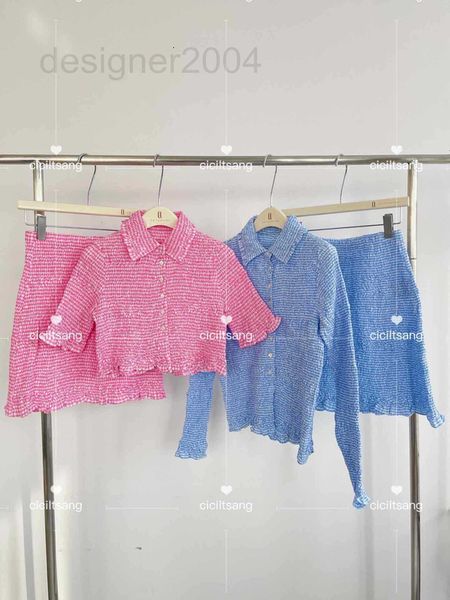 two piece dress designer 2022 new summer age reducing god wear pleated flower bubble thin pink shirt skirt set 5hue, White
two piece dress designer 2022 new summer age reducing god wear pleated flower bubble thin pink shirt skirt set 5hue, White