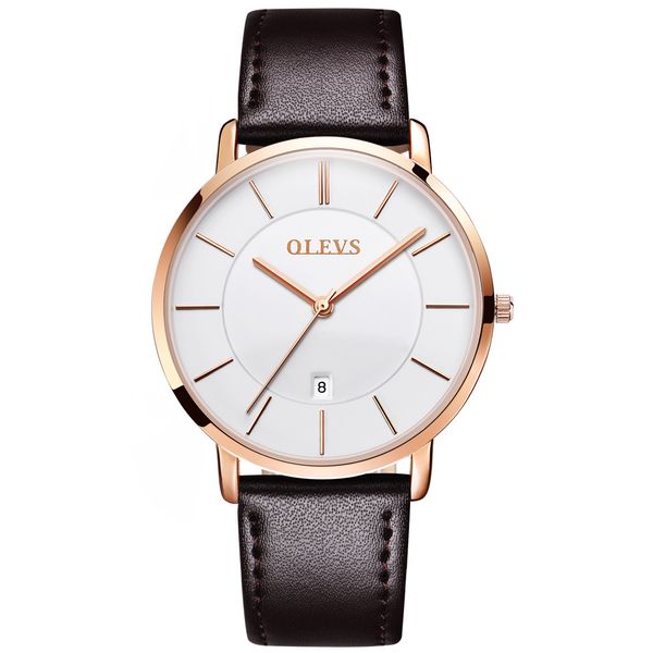 quartz watches olevs 5869 fashion leather strap watch men sport minimalist week date chronograph for male, Silver
quartz watches olevs 5869 fashion leather strap watch men sport minimalist week date chronograph for male, Silver