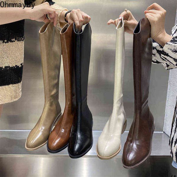 slim thigh high boots fashion women square heel kneehigh leather women's shoes black winter long knight woman 220802
slim thigh high boots fashion women square heel kneehigh leather women's shoes black winter long knight woman 220802