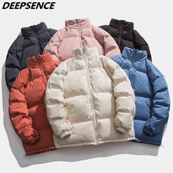 men women winter parka coats jackets windproof thick warm men coat casual fashion streetwear wide parkas men clothing t220715, Black
men women winter parka coats jackets windproof thick warm men coat casual fashion streetwear wide parkas men clothing t220715, Black
