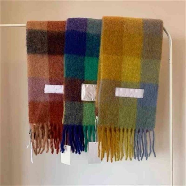 wool rainbow scarf ac color plaid mohair vally tassel alpaca nordic winter yee, Blue;gray
wool rainbow scarf ac color plaid mohair vally tassel alpaca nordic winter yee, Blue;gray