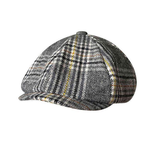 vintage man hat men plaid newspaper seller hat autumn winter berets wool blend women england gatsby hat men driver flat cap blm372 j220722, Blue;gray
vintage man hat men plaid newspaper seller hat autumn winter berets wool blend women england gatsby hat men driver flat cap blm372 j220722, Blue;gray