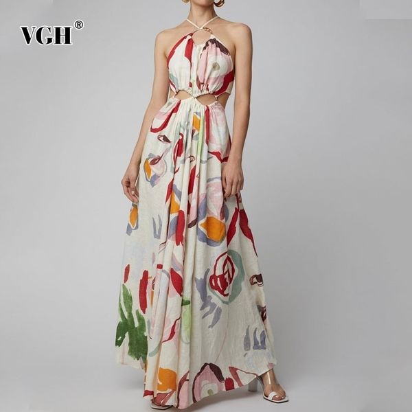 print hollow out beach dress for women halter sleeveless high waist slim patchwork maxi dresses female fashion 210507, Black;gray
print hollow out beach dress for women halter sleeveless high waist slim patchwork maxi dresses female fashion 210507, Black;gray