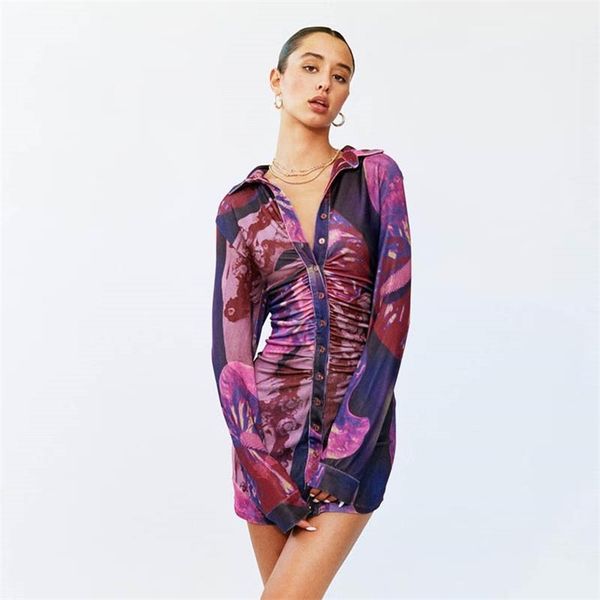 slim printed ruched dress women dresses fashion office lady elegant long sleeve button short dress female casual robes 220507, Black;gray
slim printed ruched dress women dresses fashion office lady elegant long sleeve button short dress female casual robes 220507, Black;gray