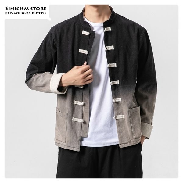 sinicism store gradient casual chinese style men jackets autumn vintage mens jacket fashion single breasted male coat 5xl 201127, Black;brown
sinicism store gradient casual chinese style men jackets autumn vintage mens jacket fashion single breasted male coat 5xl 201127, Black;brown