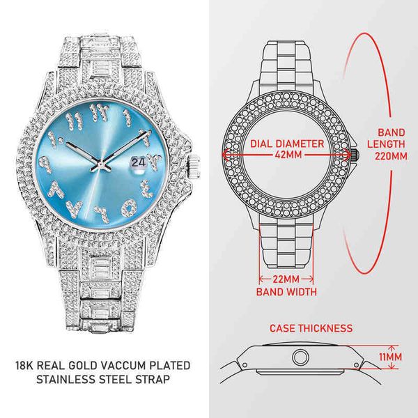 missfox diamond luxury watch man platina round beauty blue arabic men wristwatch new relgio masculino quartz summer party7kiq, Slivery;brown
missfox diamond luxury watch man platina round beauty blue arabic men wristwatch new relgio masculino quartz summer party7kiq, Slivery;brown