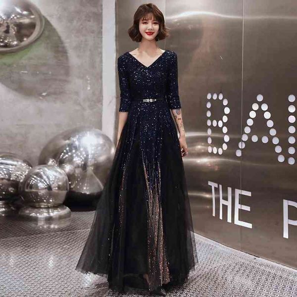 party dresses evening black sequin v-neck sparkle elegant little a-line tulle long women's formal prom gowns ffdc, White;black
party dresses evening black sequin v-neck sparkle elegant little a-line tulle long women's formal prom gowns ffdc, White;black
