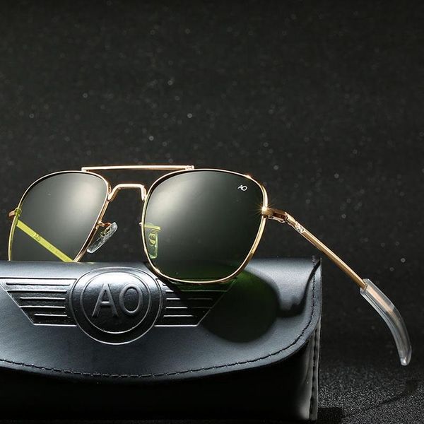 sunglasses with case aviation ao men designer sun glasses for male american army military optical glass lens carton247s, White;black
sunglasses with case aviation ao men designer sun glasses for male american army military optical glass lens carton247s, White;black
