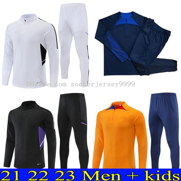 17 18 19 20 21 22 23 retro soccer tracksuit tracksuits mbappe football training suits kit chandal futbol kids men boys mens jacket tuta set, Black
17 18 19 20 21 22 23 retro soccer tracksuit tracksuits mbappe football training suits kit chandal futbol kids men boys mens jacket tuta set, Black