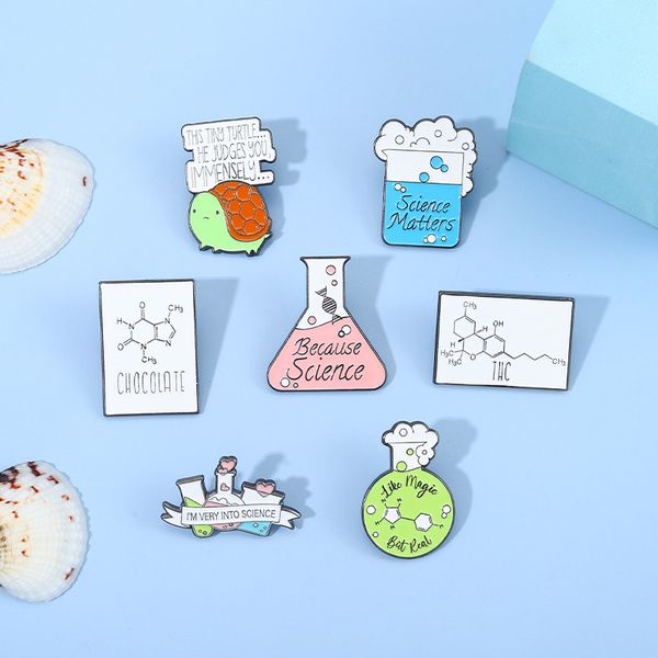 chemistry test-tube bottle letter brooch cartoon square color alloy enamel corsage badge for backpack sweater jeans clothes lapel pins acces, Gray
chemistry test-tube bottle letter brooch cartoon square color alloy enamel corsage badge for backpack sweater jeans clothes lapel pins acces, Gray