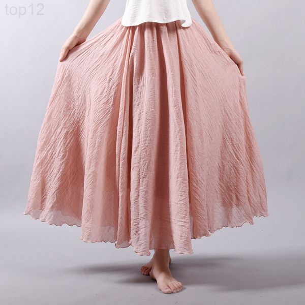 designermori women's large cotton hemp skirt with elastic waist and flax a-line length, pure color famous ethnic style luxurious, White
designermori women's large cotton hemp skirt with elastic waist and flax a-line length, pure color famous ethnic style luxurious, White