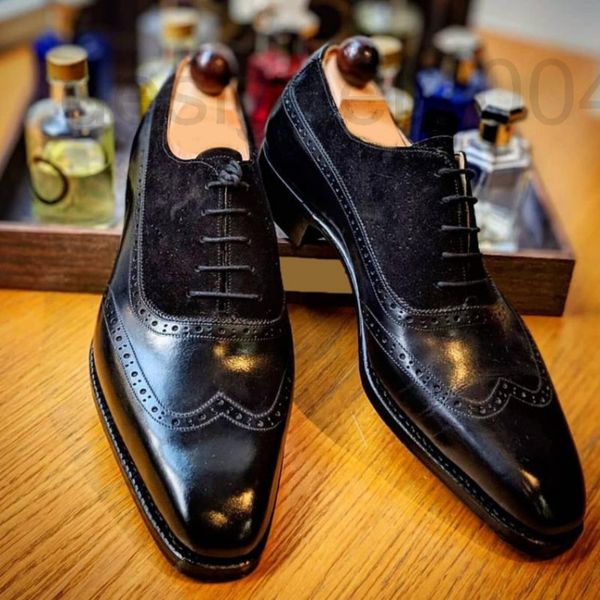 dress shoes designer men's business dress and work shoes black pu leather splicing lace low heel round head hc440 hry3
dress shoes designer men's business dress and work shoes black pu leather splicing lace low heel round head hc440 hry3