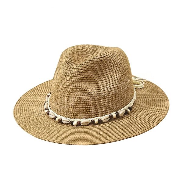 fashion shell decor panama hat for women summer straw sun hat ladies beach hats on holiday wholesale, Blue;gray
fashion shell decor panama hat for women summer straw sun hat ladies beach hats on holiday wholesale, Blue;gray