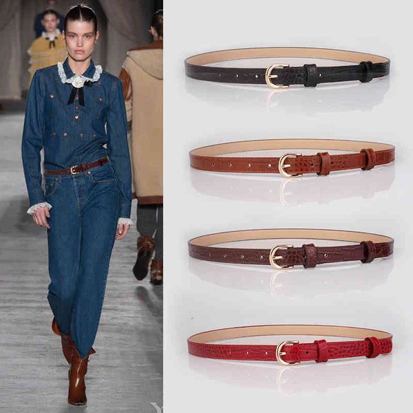 belts korean fashion pattern with jeans belt simple decorative leather women 3yb7, Black;brown
belts korean fashion pattern with jeans belt simple decorative leather women 3yb7, Black;brown