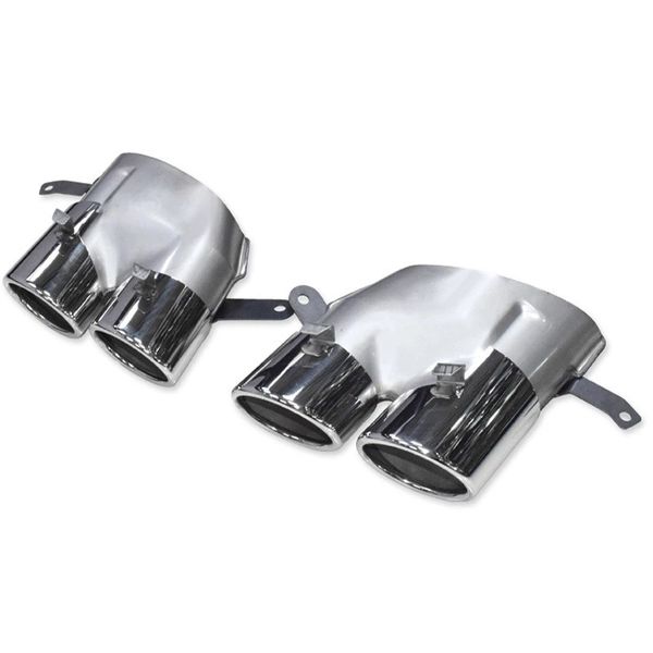 car exhaust pipe muffler silver tail pipe outlet nozzle end tips universal stainless steel for audi a6 a7 upgrade s6 s7 20 16-18
car exhaust pipe muffler silver tail pipe outlet nozzle end tips universal stainless steel for audi a6 a7 upgrade s6 s7 20 16-18