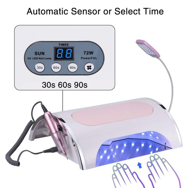 72w led uv lamp vacuum cleaner nail dust suction collector 25000rpm nail drill polishing manicure pedicure machine nail dryer pe
72w led uv lamp vacuum cleaner nail dust suction collector 25000rpm nail drill polishing manicure pedicure machine nail dryer pe