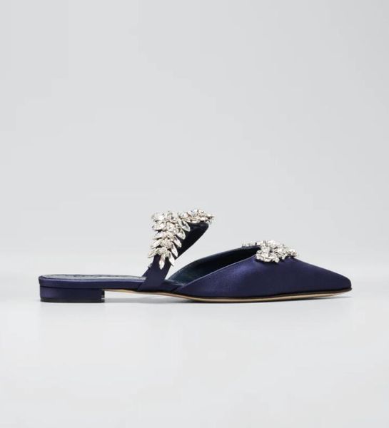 fashion sandal flats lurum crystal satin flat luxury designers lady slipper sandalias silk leathers satin mules pointed toe women high heels, Black
fashion sandal flats lurum crystal satin flat luxury designers lady slipper sandalias silk leathers satin mules pointed toe women high heels, Black