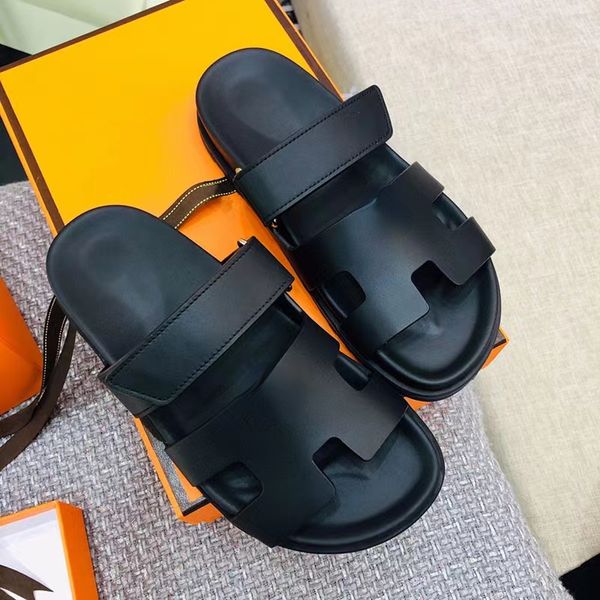 slippers chypre h sandals beach classic flat sandal luxury summer lady leather flip flops men women slides size 35-45, Black
slippers chypre h sandals beach classic flat sandal luxury summer lady leather flip flops men women slides size 35-45, Black