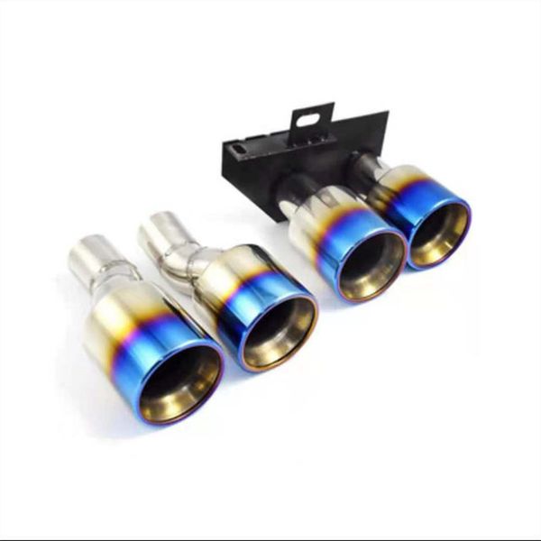 1 set blue/silver stainless steel car muffler exhaust pipe for bmw 5 series f10 f18 520 523 update m5 single back pipe 2011-20 17
1 set blue/silver stainless steel car muffler exhaust pipe for bmw 5 series f10 f18 520 523 update m5 single back pipe 2011-20 17