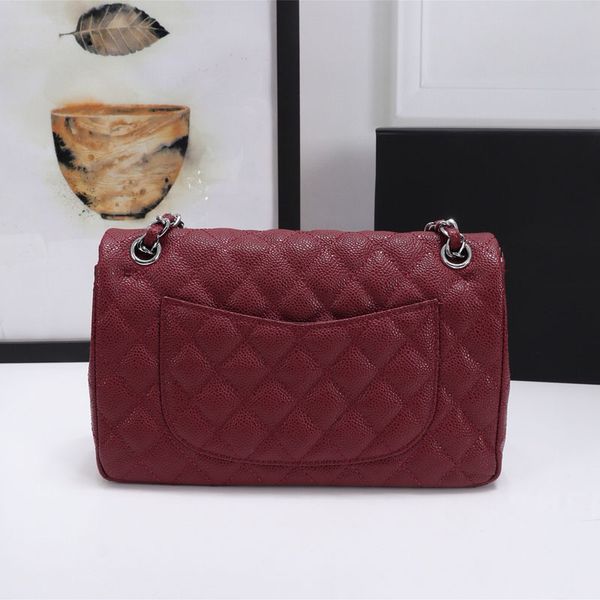 7 colors women shoulder bags women's chain crossbody bag fashion genuine leather caviare classic purse designers bags handbag 26cm chan, Red;black
7 colors women shoulder bags women's chain crossbody bag fashion genuine leather caviare classic purse designers bags handbag 26cm chan, Red;black