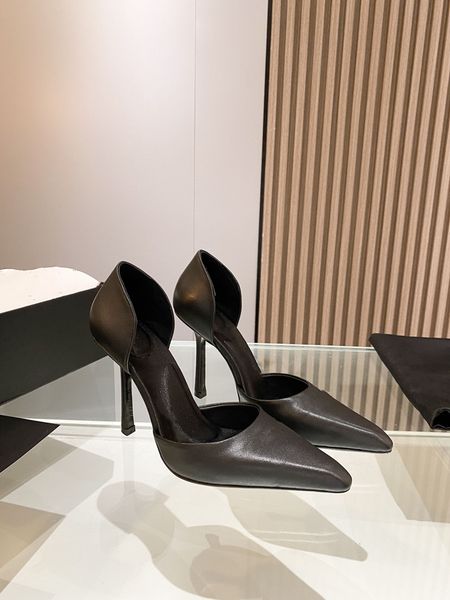 2022 summer new french stiletto high-heeled fashion shoes simple and versatile temperament pointed toe shoes for women, Black
2022 summer new french stiletto high-heeled fashion shoes simple and versatile temperament pointed toe shoes for women, Black