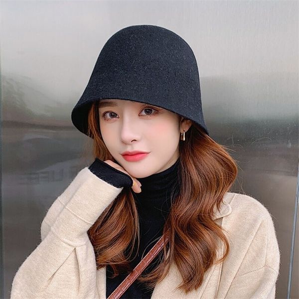 autumn winter fashion women pure wool blend fedoras bucket cap visor folding fishing hat felt 220427, Blue;gray
autumn winter fashion women pure wool blend fedoras bucket cap visor folding fishing hat felt 220427, Blue;gray