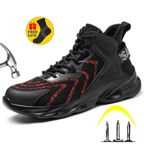 pu sole design steel toe puncture proof construction lightweight breathable sneakers men women air light boots work safety shoes, Black;brown
pu sole design steel toe puncture proof construction lightweight breathable sneakers men women air light boots work safety shoes, Black;brown