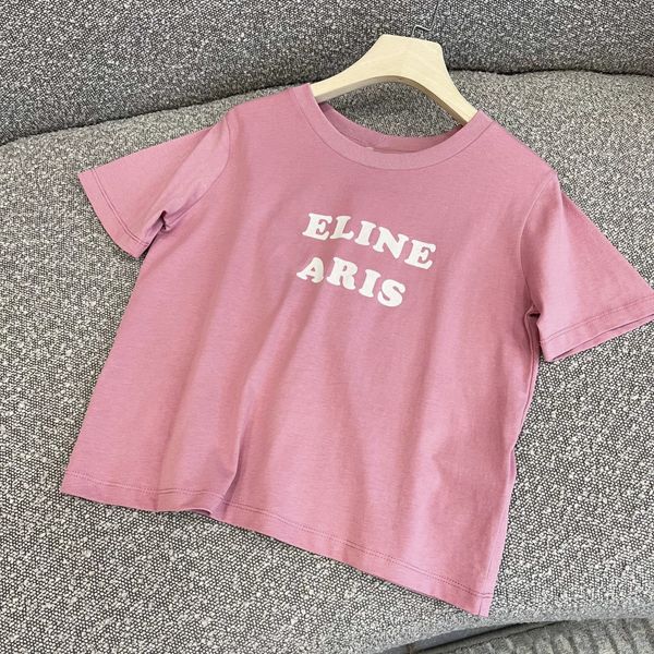 women's t-shirt designer 2022 spring / summer classic contrast color stitching flocking letter printing pink round neck short sleeve wo, White
women's t-shirt designer 2022 spring / summer classic contrast color stitching flocking letter printing pink round neck short sleeve wo, White