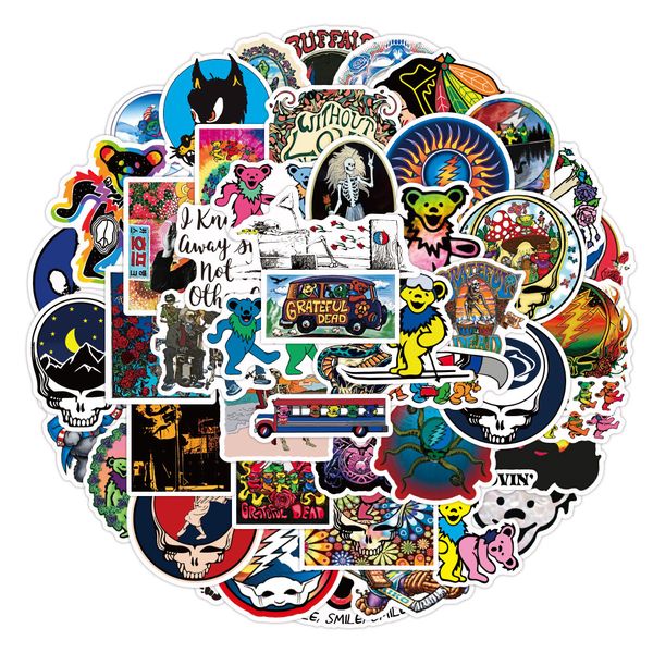 new waterproof 10/30/50pcs rock music band grateful dead stickers decals skateboard motorcycle lapphone car luggage cool sticker sticker
new waterproof 10/30/50pcs rock music band grateful dead stickers decals skateboard motorcycle lapphone car luggage cool sticker sticker