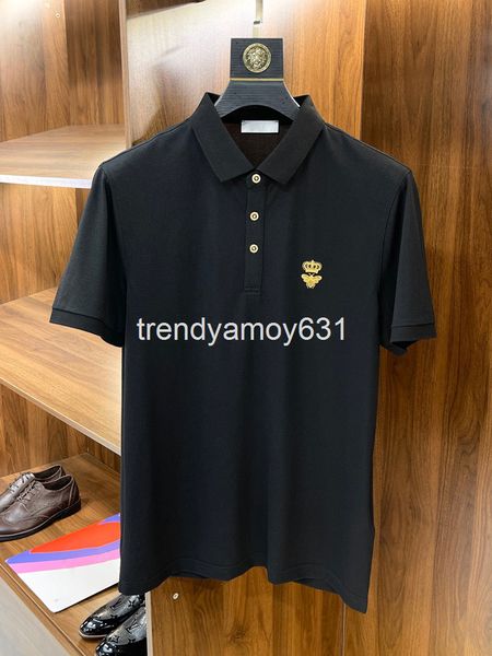 men's t-shirts spring / summer men's polo shirt short sleeve t-shirt classic casual business t-shirt little bee crown embroidery, White;black
men's t-shirts spring / summer men's polo shirt short sleeve t-shirt classic casual business t-shirt little bee crown embroidery, White;black