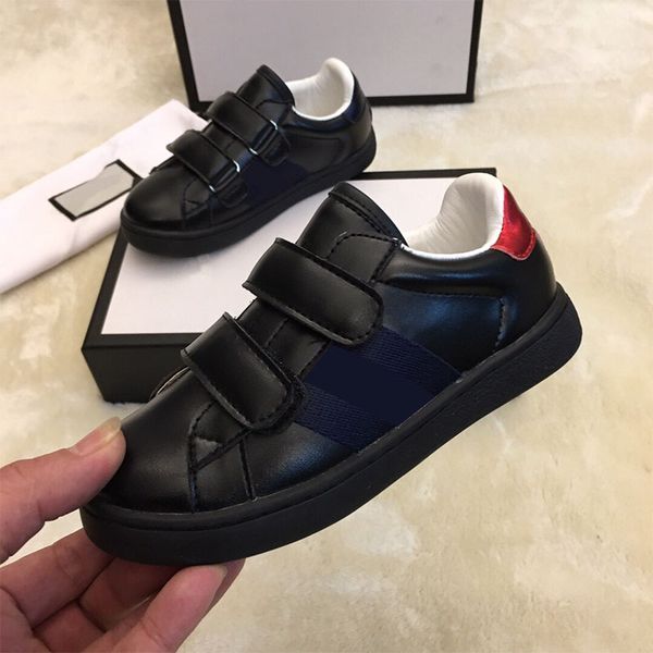 desingers kids shoes hook & loop sneaker school footwear boys girls wedding formal wears with original box black white two straps eu26-35, Black;red
desingers kids shoes hook & loop sneaker school footwear boys girls wedding formal wears with original box black white two straps eu26-35, Black;red