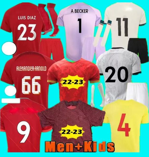 21 22 season home away 3rd red soccer jerseys final 2022 2023 mohamed diogo luis diaz football shirts men kids kits uniforms fabio alexander, Black;yellow
21 22 season home away 3rd red soccer jerseys final 2022 2023 mohamed diogo luis diaz football shirts men kids kits uniforms fabio alexander, Black;yellow